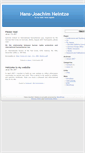 Mobile Screenshot of hans-joachim-heintze.de